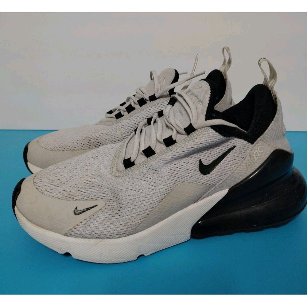 Nike Air Max 270 Vast Grey Black Women's Size‎ 8 Shoes Sneakers AH6789-012